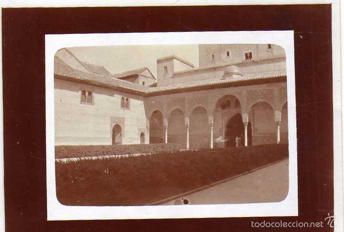 Postales: Fotograf&iacute;a 12 x 9 cm GRANADA. Patio de los Arrayanes. - Foto 1