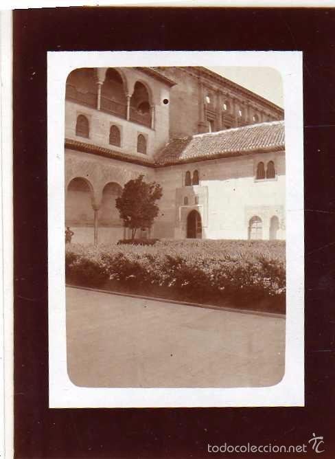 Postales: Fotograf&iacute;a 12 x 9 cm GRANADA. Patio de los Arrayanes. - Foto 1