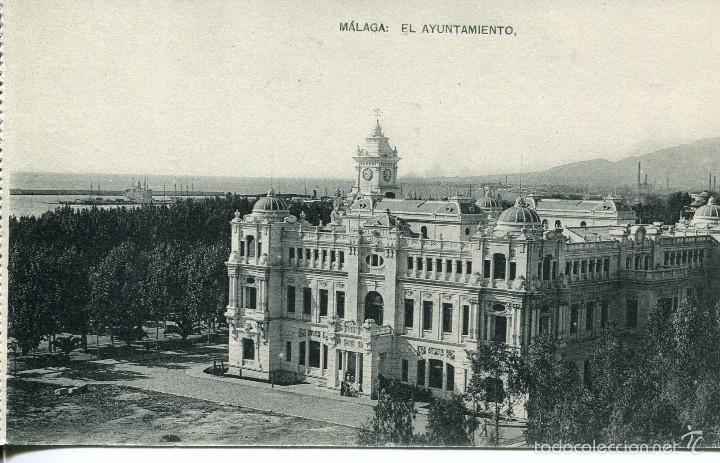 Postales: M&Aacute;LAGA-EL AYUNTAMIENTO-HAUSER