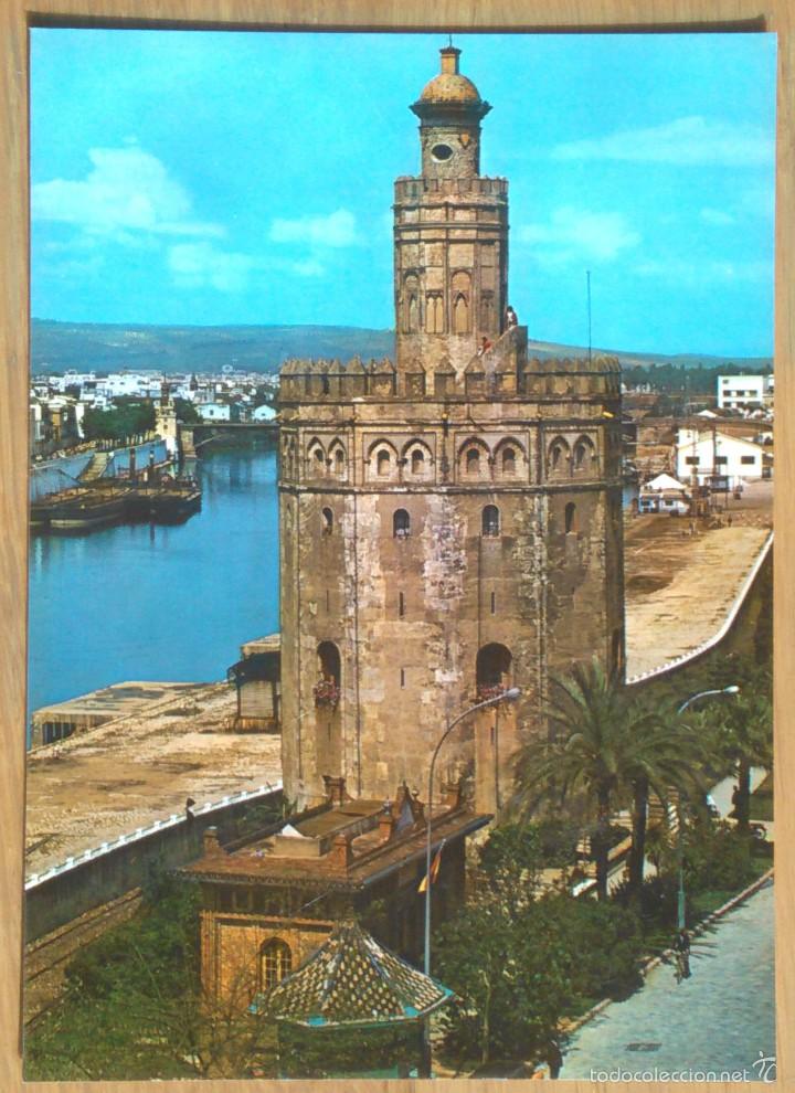 Postales: SEVILLA - TORRE DEL ORO - Foto 1
