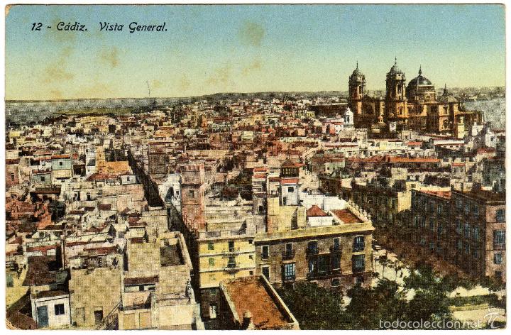 Postkarten: PRECIOSA POSTAL - CADIZ - VISTA GENERAL