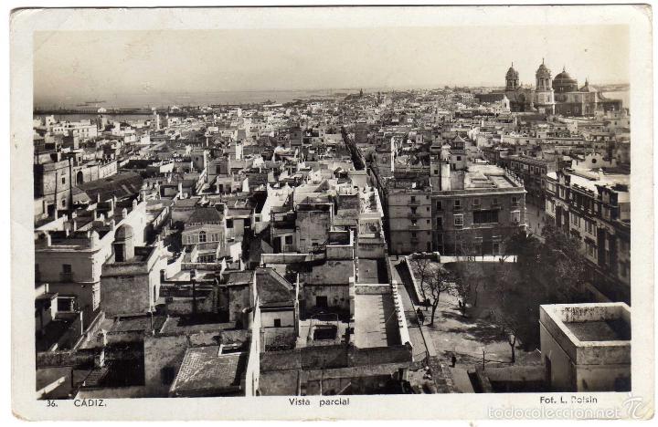 Postkarten: BONITA POSTAL - CADIZ - VISTA PARCIAL