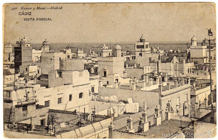 Postkarten: BONITA POSTAL - CADIZ - VISTA PARCIAL