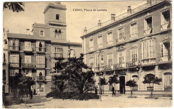 Postkarten: BONITA POSTAL - CADIZ - PLAZA DE LORETO