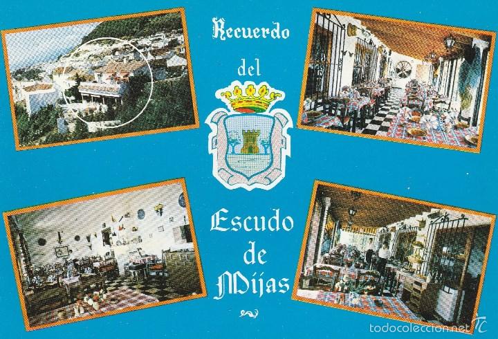Postales: N&ordm; 25472 POSTAL ESCUDO DE MIJAS MALAGA