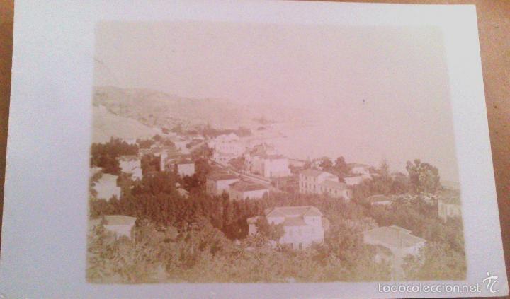 Postales: POSTAL FOTOGRAFICA DE MALAGA, DESDE EL LIMONAR, MONTE SANCHA? REVERSO POST CARD.