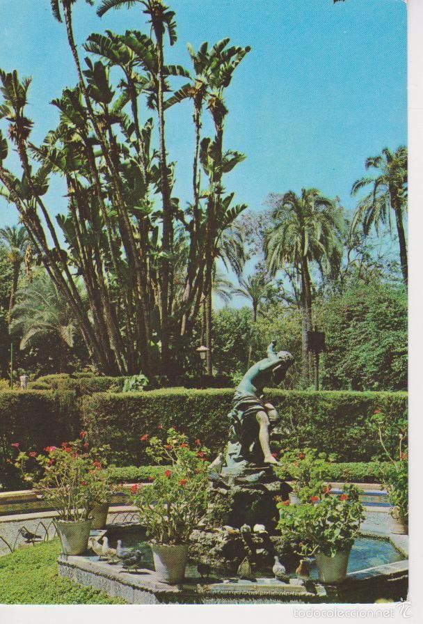 Postales: (1029) MALAGA . JARDINES DEL PARQUE