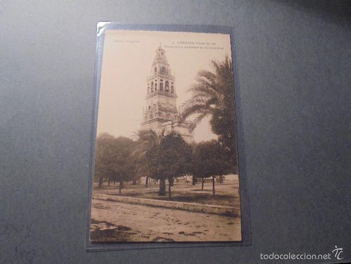Postais: 6 - C&Oacute;RDOBA - PATIO DE LOS NARANJOS Y EXTERIOR DE LA CATEDRAL SE&Ntilde;&Aacute;N FOTGR. 14X9 CM. HAUSER Y MENET .