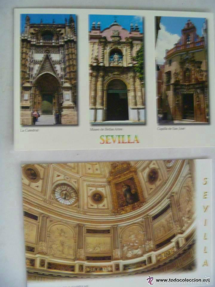 Postales: LOTE DE 2 POSTALES DE SEVILLA - Foto 1