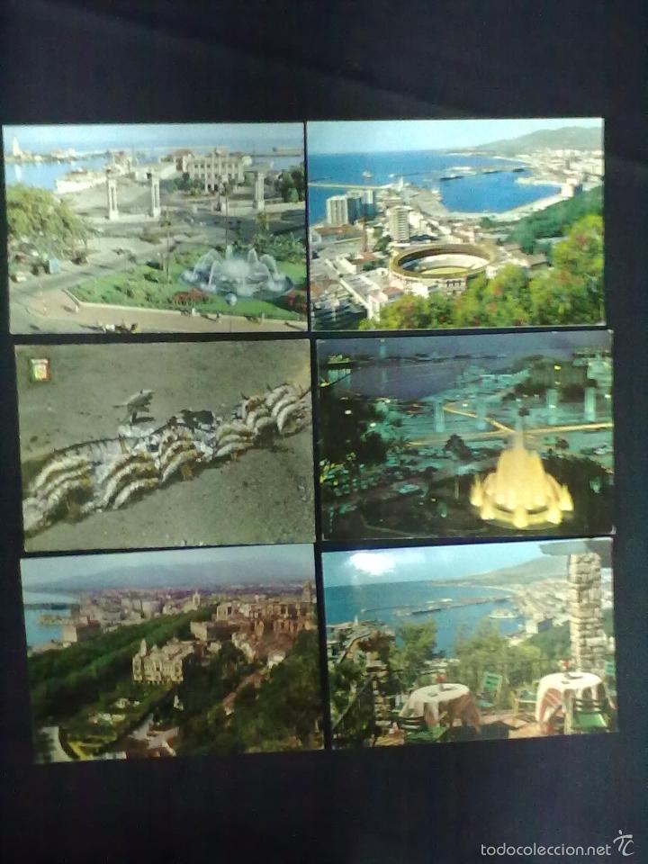 Postales: SEIS POSTALES MALAGA