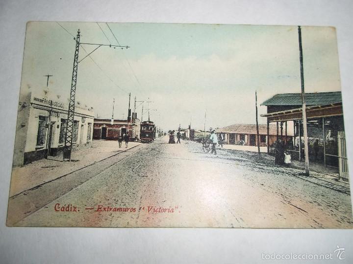 Cartoline: POSTAL CADIZ. EXTRAMUROS VICTORIA. SIN CIRCULAR. VICTORIANO IBA&Ntilde;EZ.