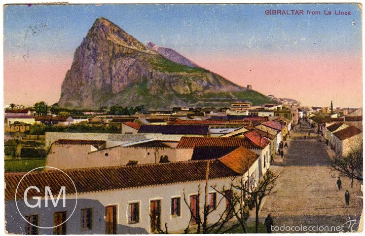 Postales: PRECIOSA POSTAL - GIBRALTAR - FROM LA LINEA - Foto 1