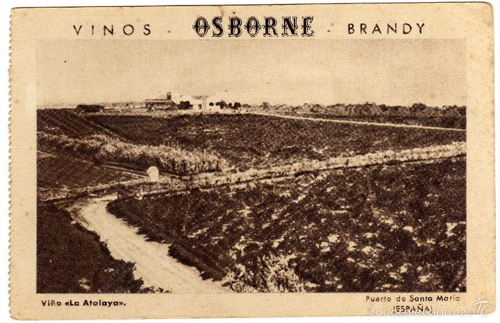 Postkarten: BONITA POSTAL - PUERTO DE SANTA MARIA (CADIZ) - OSBORNE - VI&Ntilde;A LA ATALAYA