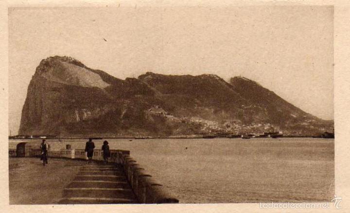 Postais: La Linea de la Concepci&oacute;n 13 El Pe&ntilde;&oacute;n de Gibraltar. Ediciones Garc&iacute;a Garrabella. Sin circular.