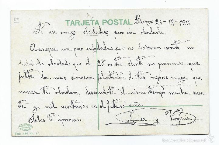 Postales: POSTAL. GRANADA. GENERALIFE. A&Ntilde;O 1916. - Foto 2