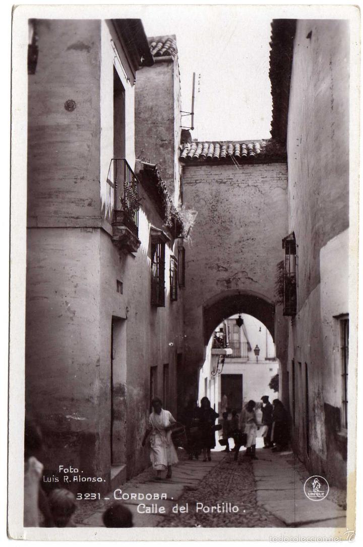 Cartoline: PRECIOSA POSTAL - CORDOBA - CALLE DEL PORTILLO - AMBIENTADA