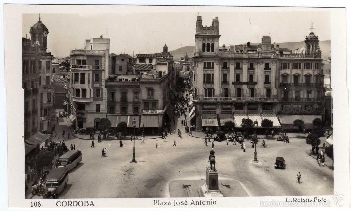 Cartoline: BONITA POSTAL - CORDOBA - PLAZA JOSE ANTONIO - AMBIENTADA