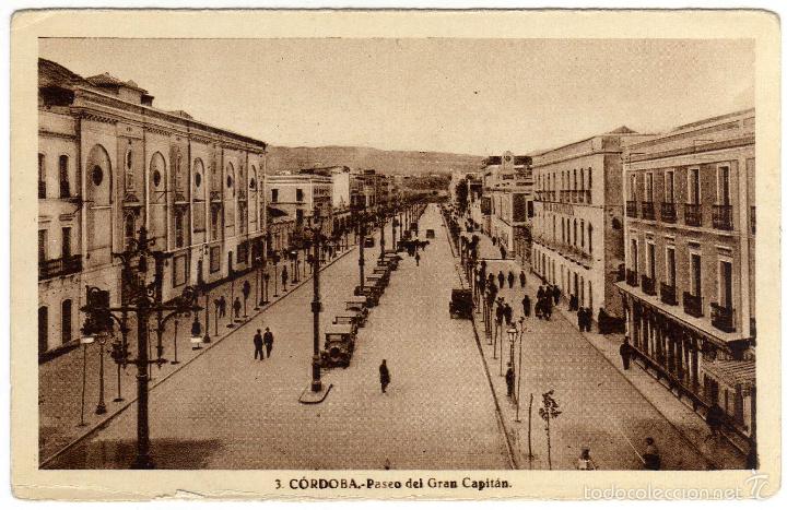 Postcards: BONITA POSTAL - CORDOBA - PASEO DEL GRAN CAPITAN