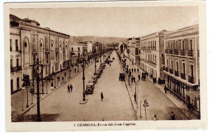 Postcards: BONITA POSTAL - CORDOBA - PASEO DEL GRAN CAPITAN
