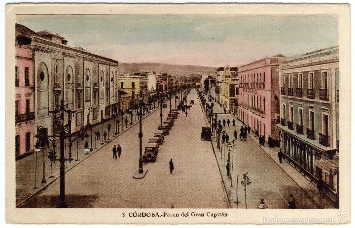 Postcards: PRECIOSA POSTAL - CORDOBA - PASEO DEL GRAN CAPITAN
