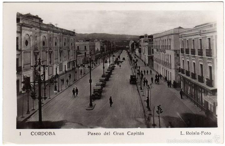 Postcards: BONITA POSTAL - CORDOBA - PASEO DEL GRAN CAPITAN