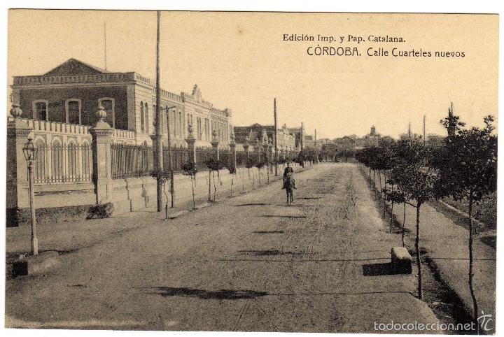Postcards: BONITA POSTAL - CORDOBA - CALLE CUARTELES NUEVOS