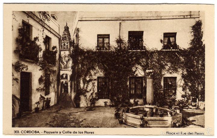 Postcards: BONITA POSTAL - CORDOBA - PLAZUELA Y CALLE DE LAS FLORES