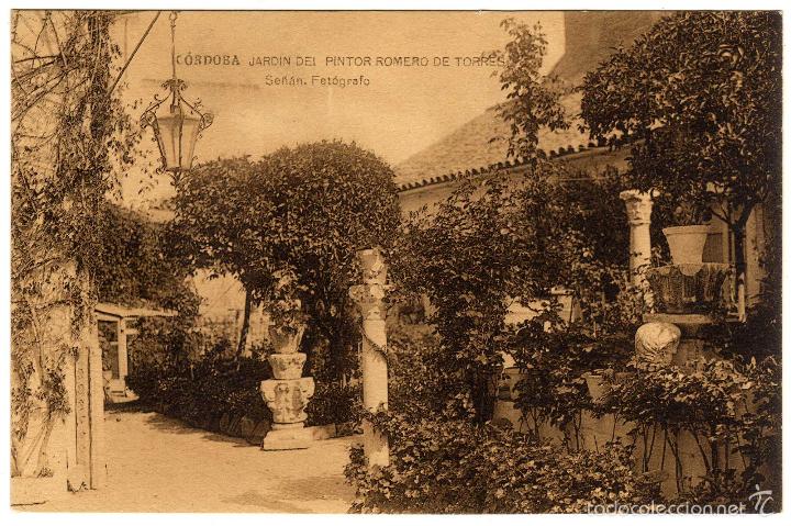 Cartoline: BONITA POSTAL - CORDOBA - JARDIN DEL PINTOR ROMERO DE TORRES