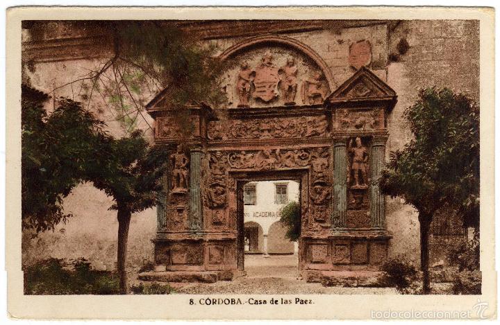 Cartoline: BONITA POSTAL - CORDOBA - CASA DE LAS (LOS) PAEZ - COLOREADA