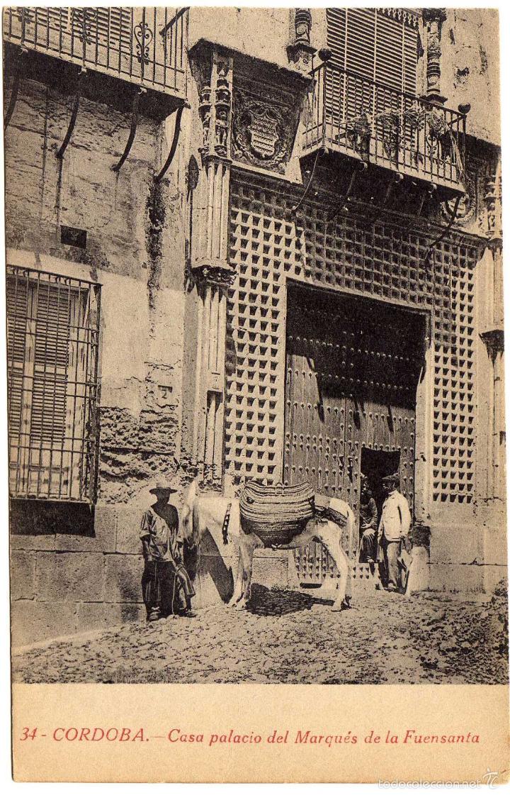 Postkarten: BONITA POSTAL - CORDOBA - CASA PALACIO DEL MARQUES DE LA FUENSANTA - AMBIENTADA