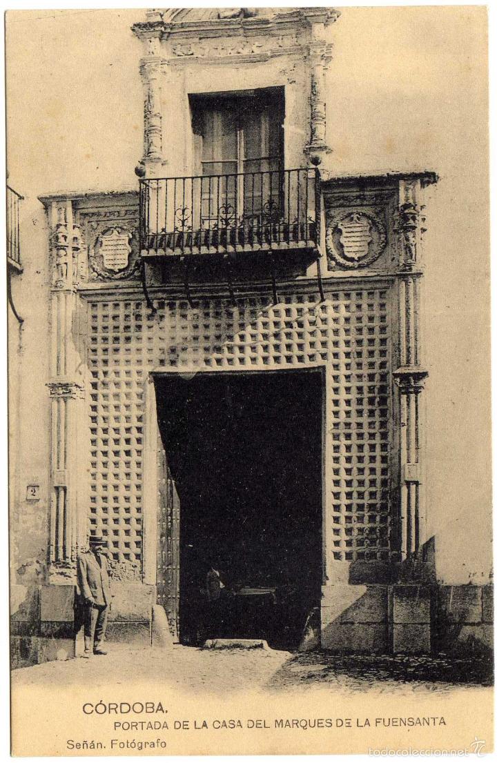 Postkarten: BONITA POSTAL - CORDOBA - PORTADA DE LA CASA DEL MARQUES DE LA FUENSANTA