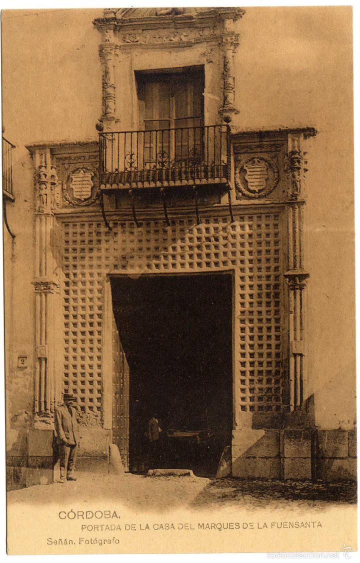 Postkarten: BONITA POSTAL - CORDOBA - PORTADA DE LA CASA DEL MARQUES DE LA FUENSANTA