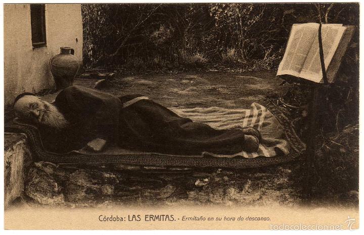 Postcards: BONITA POSTAL - CORDOBA - LAS ERMITAS - ERMITA&Ntilde;O EN SU HORA DE DESCANSO