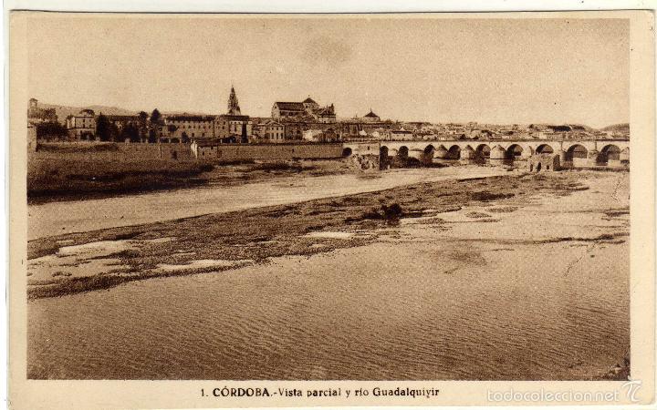 Postcards: BONITA POSTAL - CORDOBA - VISTA PARCIAL Y RIO GUADALQUIVIR