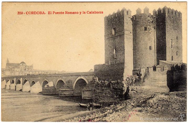 Postcards: BONITA POSTAL - CORDOBA - EL PUENTE ROMANO Y LA CALAHORRA