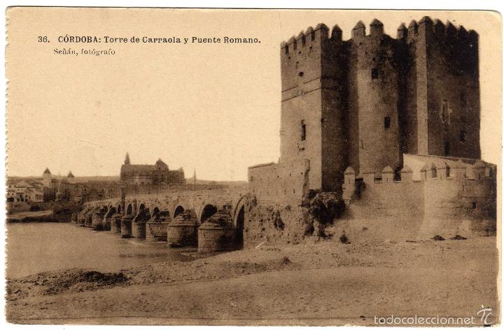 Postcards: BONITA POSTAL - CORDOBA - TORRE DE CARRAOLA (CALAHORRA) Y PUENTE ROMANO