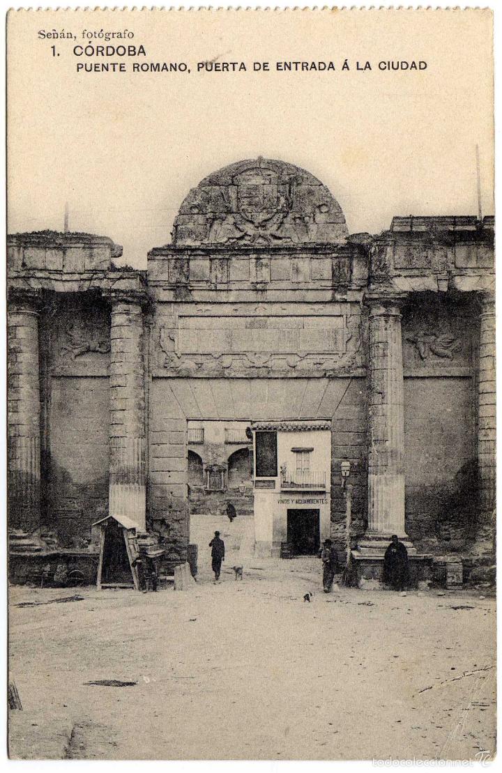 Postais: BONITA POSTAL - CORDOBA - PUENTE ROMANO - PUERTA DE ENTRADA A LA CIUDAD  - AMBIENTADA
