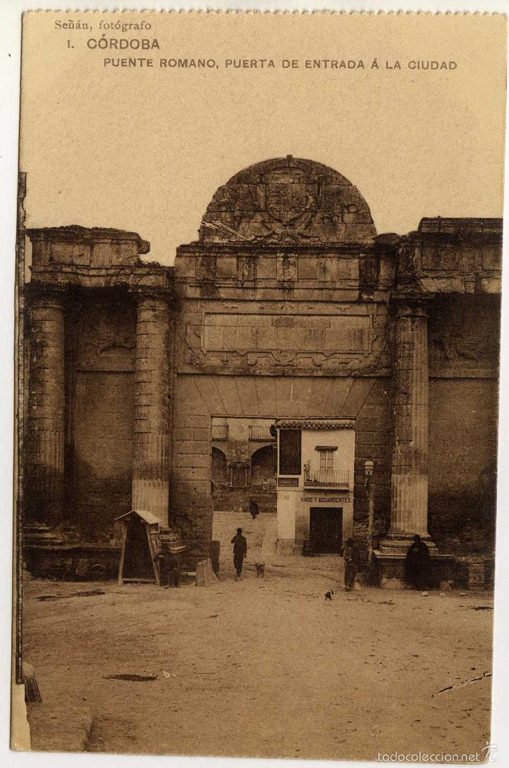 Postais: BONITA POSTAL - CORDOBA - PUENTE ROMANO - PUERTA DE ENTRADA A LA CIUDAD - AMBIENTADA