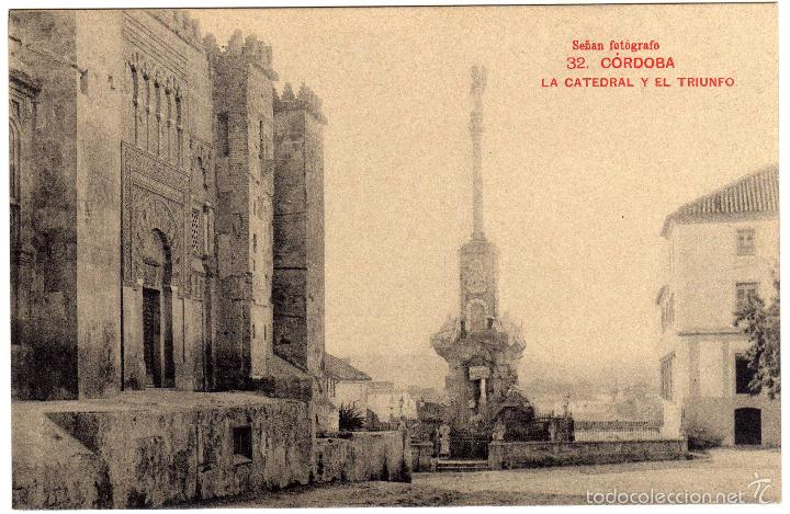 Postais: BONITA POSTAL - CORDOBA - LA CATEDRAL Y EL TRIUNFO