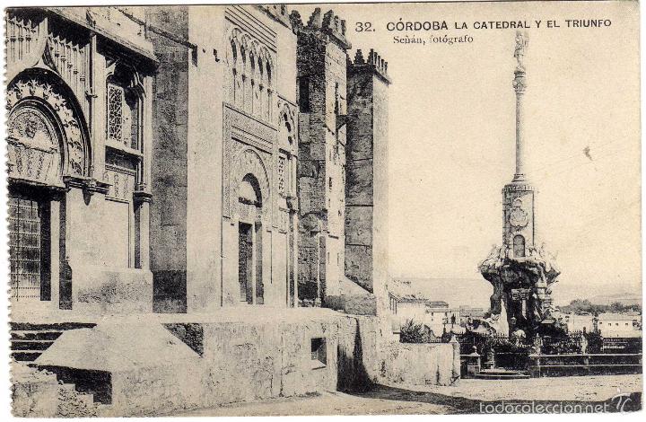 Postais: BONITA POSTAL - CORDOBA - LA CATEDRAL Y EL TRIUNFO