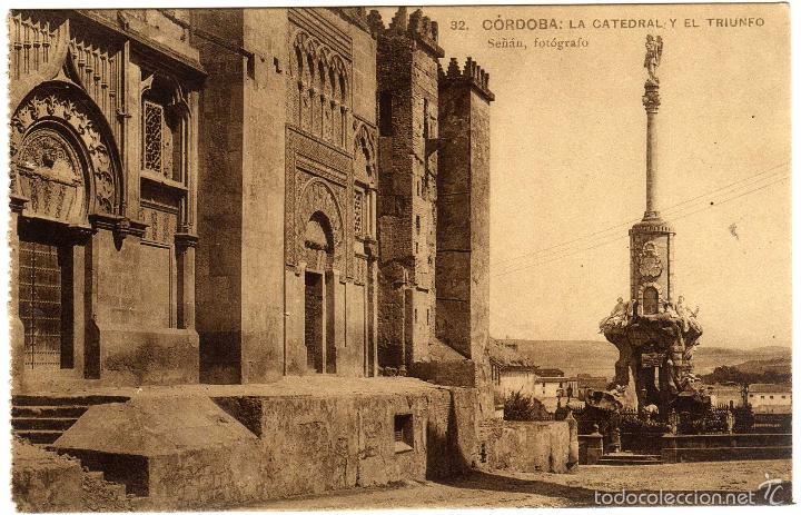 Postais: BONITA POSTAL - CORDOBA - LA CATEDRAL Y EL TRIUNFO