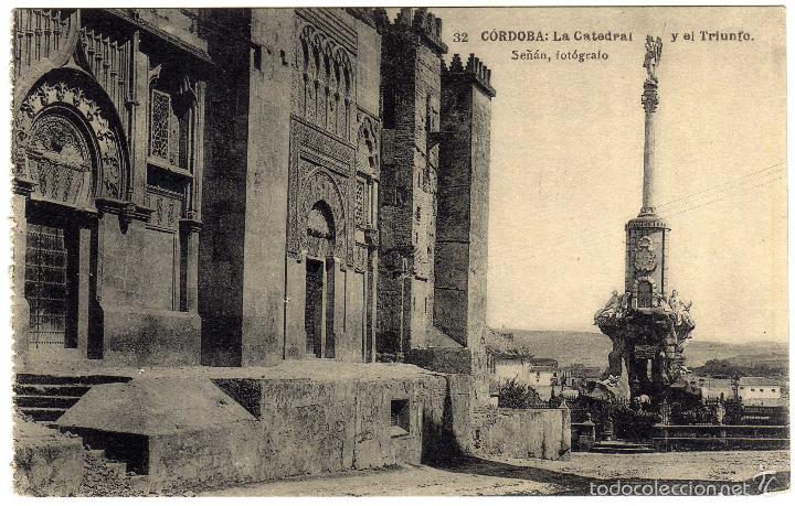 Postcards: BONITA POSTAL - CORDOBA - LA CATEDRAL Y EL TRIUNFO