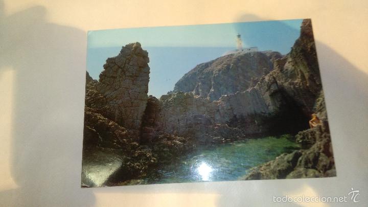 Postales: POSTAL CABO DE GATA ALMERIA EL FARO Y EL BA&Ntilde;O DE LAS SIRENAS CIRCULADA