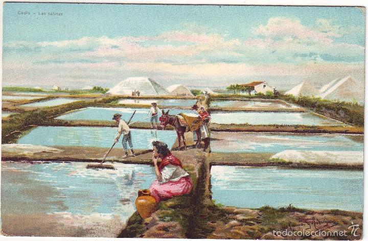 Postales: PE-187  C&Aacute;DIZ LAS SALINAS - Foto 1