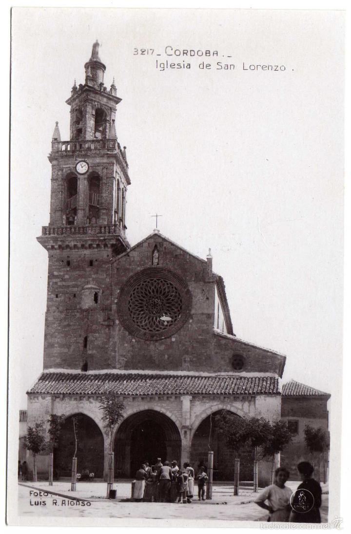 Postales: BONITA POSTAL - CORDOBA - IGLESIA DE SAN LORENZO - AMBIENTADA