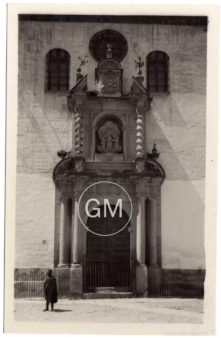 Postais: BONITA Y RARA POSTAL - CORDOBA - PORTADA DE LA PARROQUIA DE LA TRINIDAD