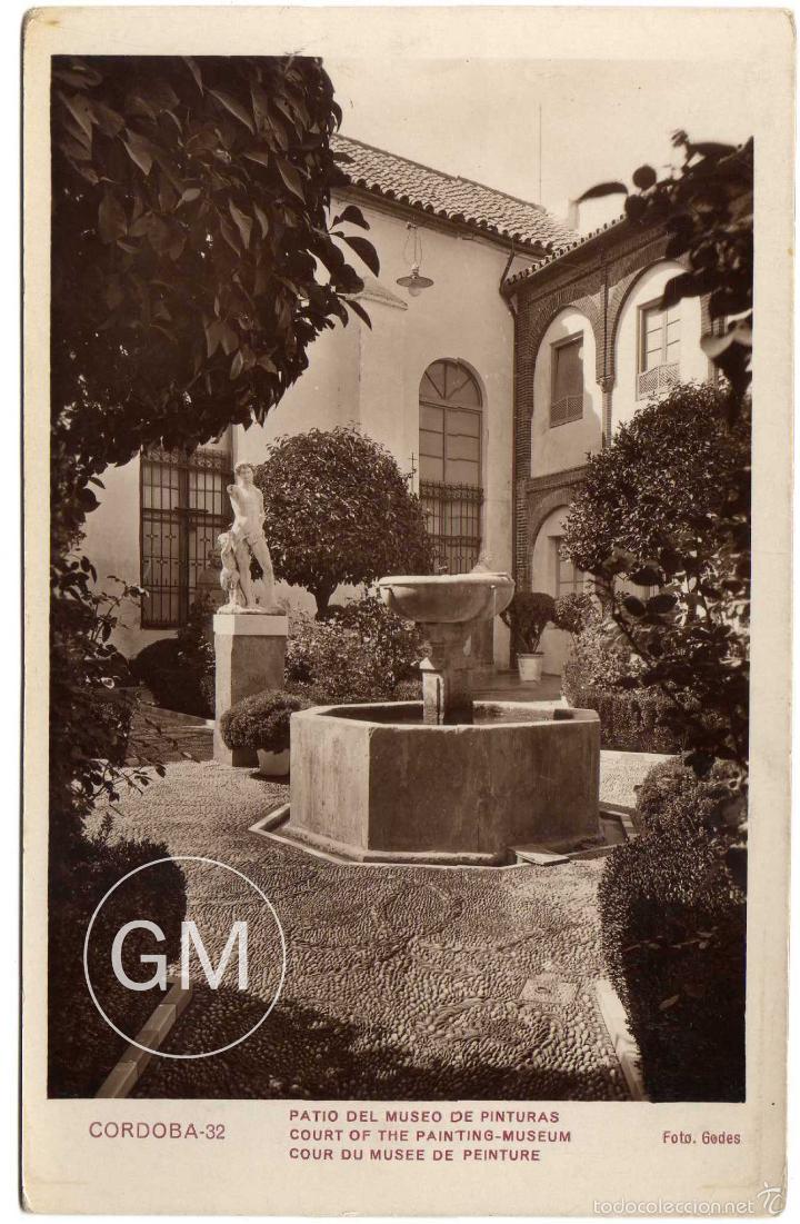 Postales: PRECIOSA POSTAL - CORDOBA - PATIO DEL MUSEO DE PINTURA  - FOTO GADES