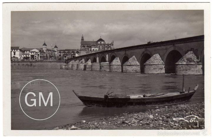 Postais: PRECIOSA POSTAL - CORDOBA - VISTA PARCIAL Y EL PUENTE SOBRE EL GUADALQUIVIR