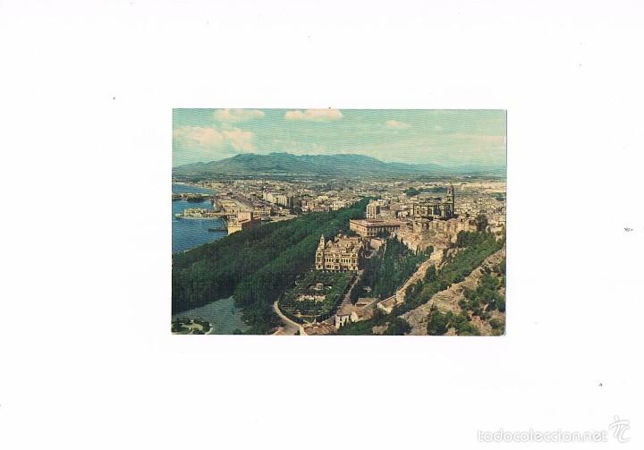 Postales: POSTAL ANTIGUA MALAGA SIN CIRCULAR MALAGA VISTA PANORAMICA DESDE GIBRALFARO