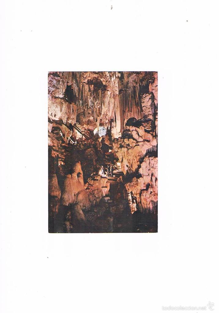 Postcards: POSTAL ANTIGUA MALAGA SIN CIRCULAR CUEVA DE NERJA MALAGA VISTA DESDE LA SALA DE LOS FANTASMAS